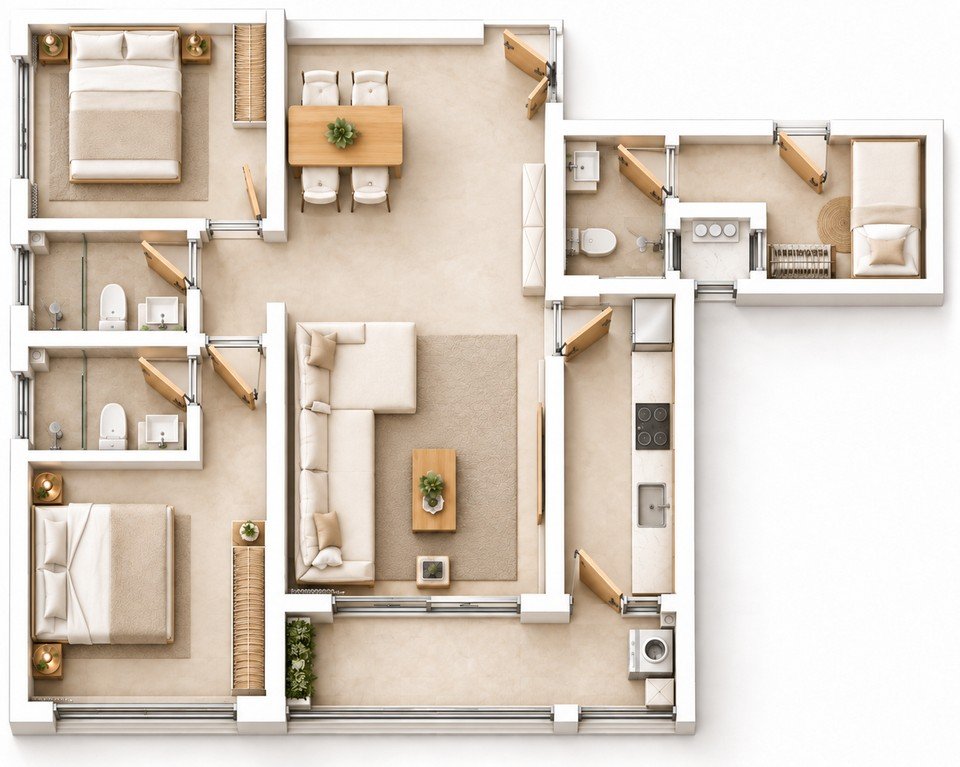 Cambridge Garden CA4 · 2BR+DSQ