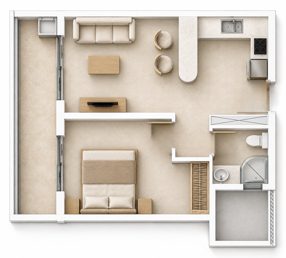 Chelsea Manor A4 · 1BR