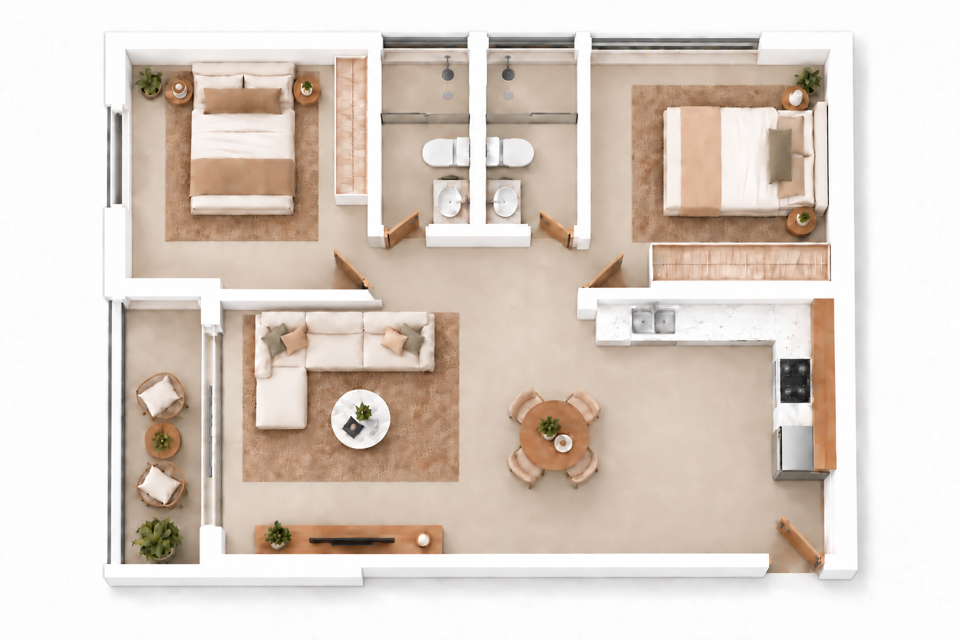 Edinburgh Manor A6 · 2BR