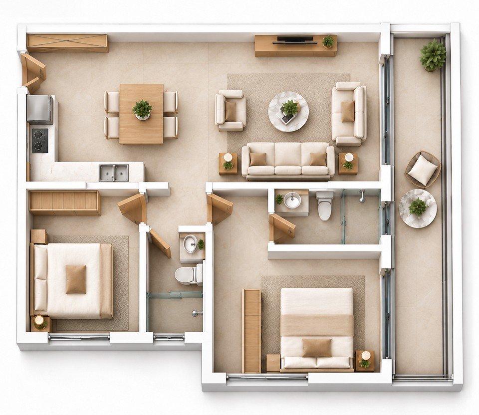 Oxford Garden A1 · 2BR