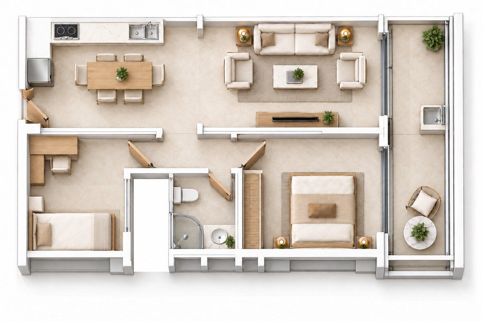 Oxford Garden A3 · 2BR