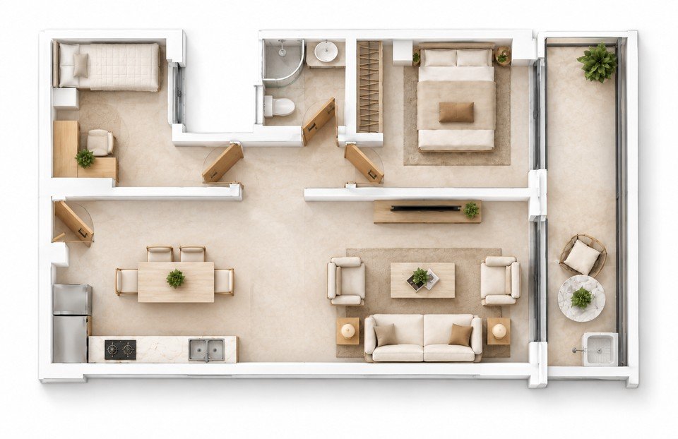 Oxford Garden A4 · 2BR
